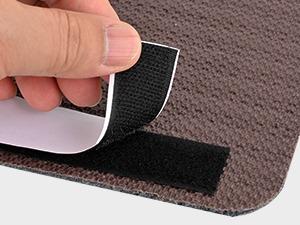 Nilight RV Step Covers 4 Pack 24 x 7.5 inches, Non Slip Camper Steps RV Step Rug with Hook & Loop Works on Electrical & Manual RV Stairs Carpet Rug for Mobile Home Camper Trailers Steps Outside, Gray