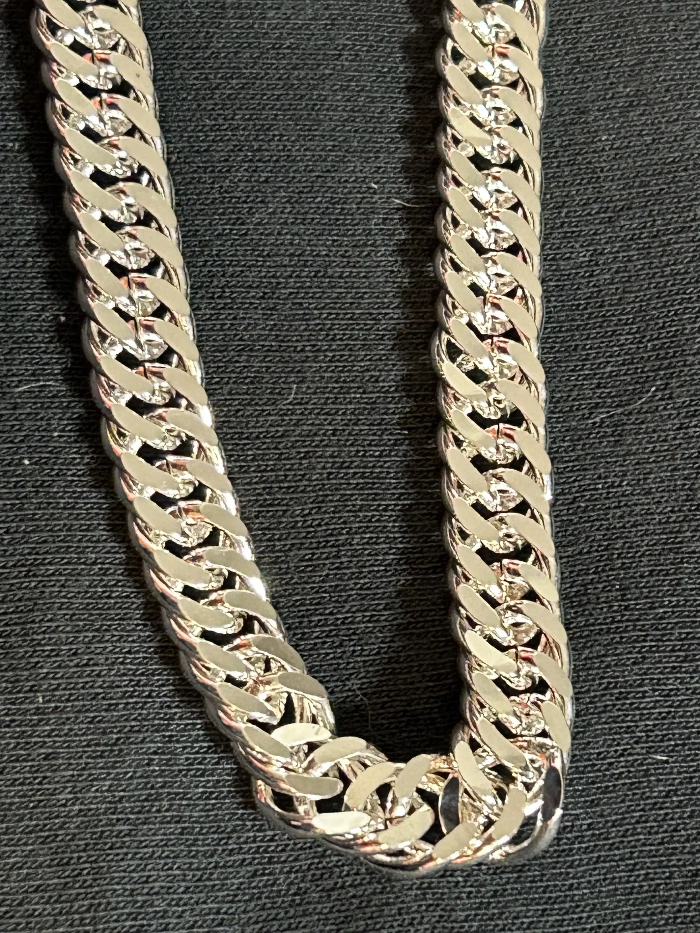 Heavy 925 Sterling Silver Cuban Link Chain Necklace Solid High Polish