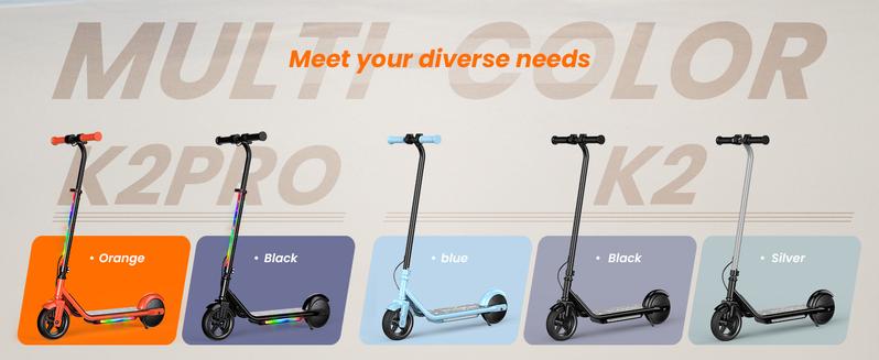 【Best Gifts】Electric Scooter for Kids, 150W Motor, 10MPH, 9 Miles, Dual Speed, 18V 2.6Ah Battery, 6'' Tires, Disc Brakes, Folding Kids Electric Scooter for Ages 6-12