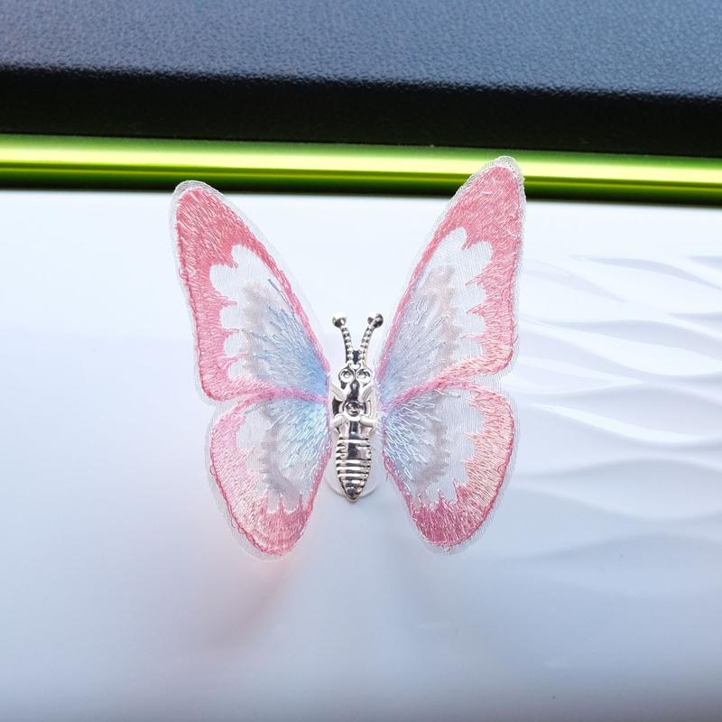 3D Metal Butterfly Car Decorations (Set of 6) | car Accessories for Interior Styling, Gift for friends, holiday decorations for bike – Universal Fit
