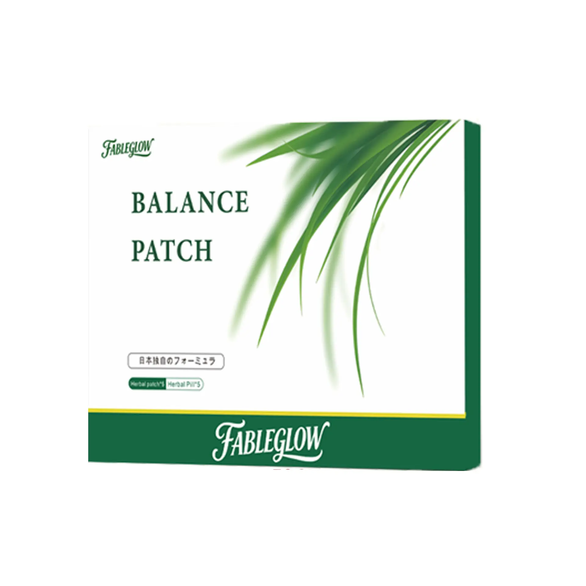 Hanpo Japanese Herbal patch Pad Balance Patch,Health Patch,Waist and abdomen brush,sunscreen