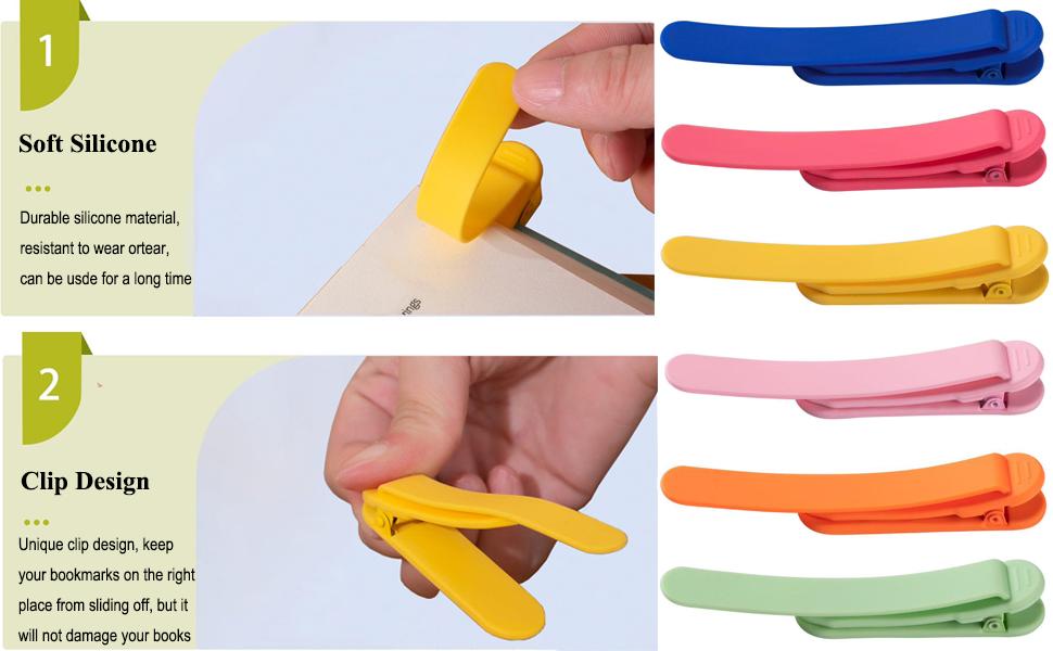 Silicone Automatic Bookmarks, Book Lovers Gifts for Reading Women, Men, Kids, Readers, Teachers,Unique Cute Book Page Holder Accessories, Stay in Place and Follow as You Read Book Page Holder Markers Clip Book Marks Reading Accessories Gifts Silicone Automatic Bookmarks, Book Lovers Gifts for Reading Women, Men, Kids, Readers, Teachers,Unique Cute Book Page Holder Accessories, Stay in Place and Follow as You Read Book Page Holder Markers Clip Book Marks Reading Accessories Gifts