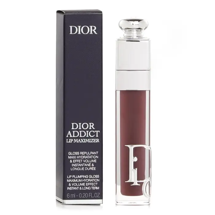 DIOR Addict Lip Maximizer Gloss - #020 Mahogany (Random Packaging), Makeup Lip Care with Hyaluronic Acid, Hydrating Cherry-Infused Formula, Lipgloss