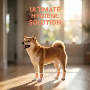 Disposable pet foot covers, dog anti-dirt shoe covers, dog walking essentials, waterproof.