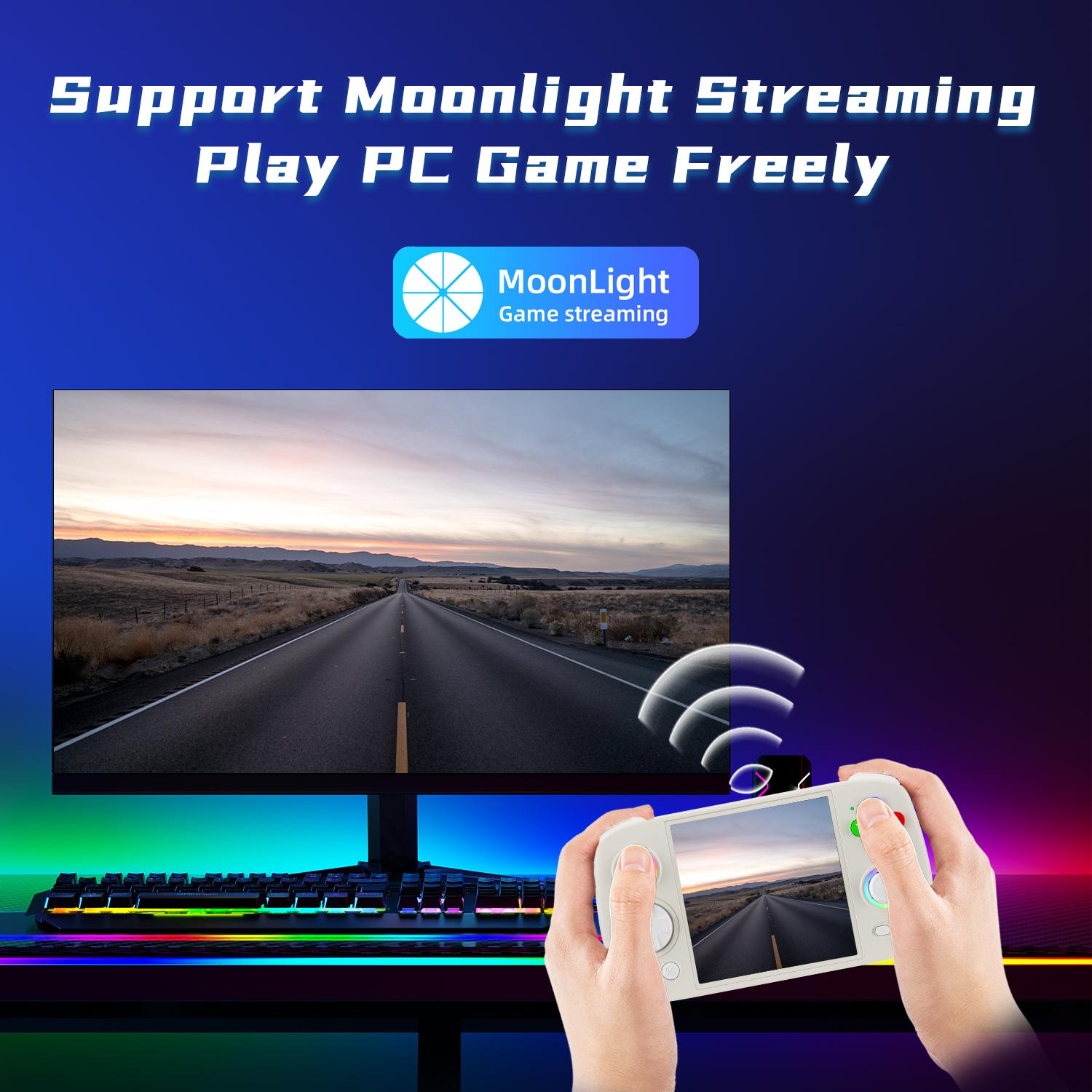 ANBERNIC RGCube Retro Handheld Game Console 3.95-inch IPS Screen OCA Full Lamination RG Cube Game Consoles Android 13 Battery 5200mAh 16 Million Color RGB Joystick Lighting Support 5G WIFI Bluetooth 5.0 Gifts