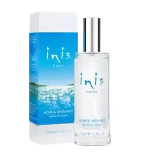 Inis Home & Linen Mist - Scented Spray in Clear Bottle with White Cap