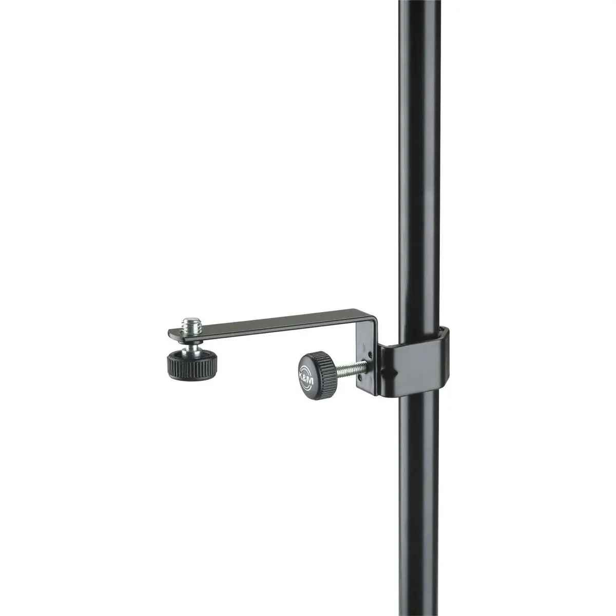 K&M 238 Microphone Holder, 6.1" Length, 5/8" Threaded Connector, Black