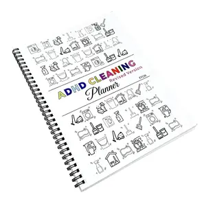 ADHD Cleaning Planner for Adults – Home Cleaning Schedule Book with Daily/Weekly/Monthly Checklists, Chore & Task Routine Tracker, Declutter & Home Organization Notebook(1pc)