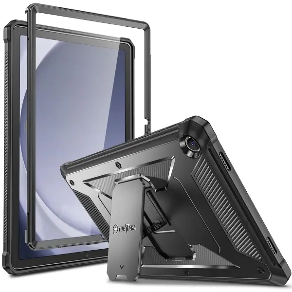 Fintie Heavy-Duty Protection Case for 11-Inch Galaxy Tab A11 Plus/Tab A9 Plus 5G (Tab A11+/Tab A9+), Shockproof Shell Cover with Screen Protector, Kickstand