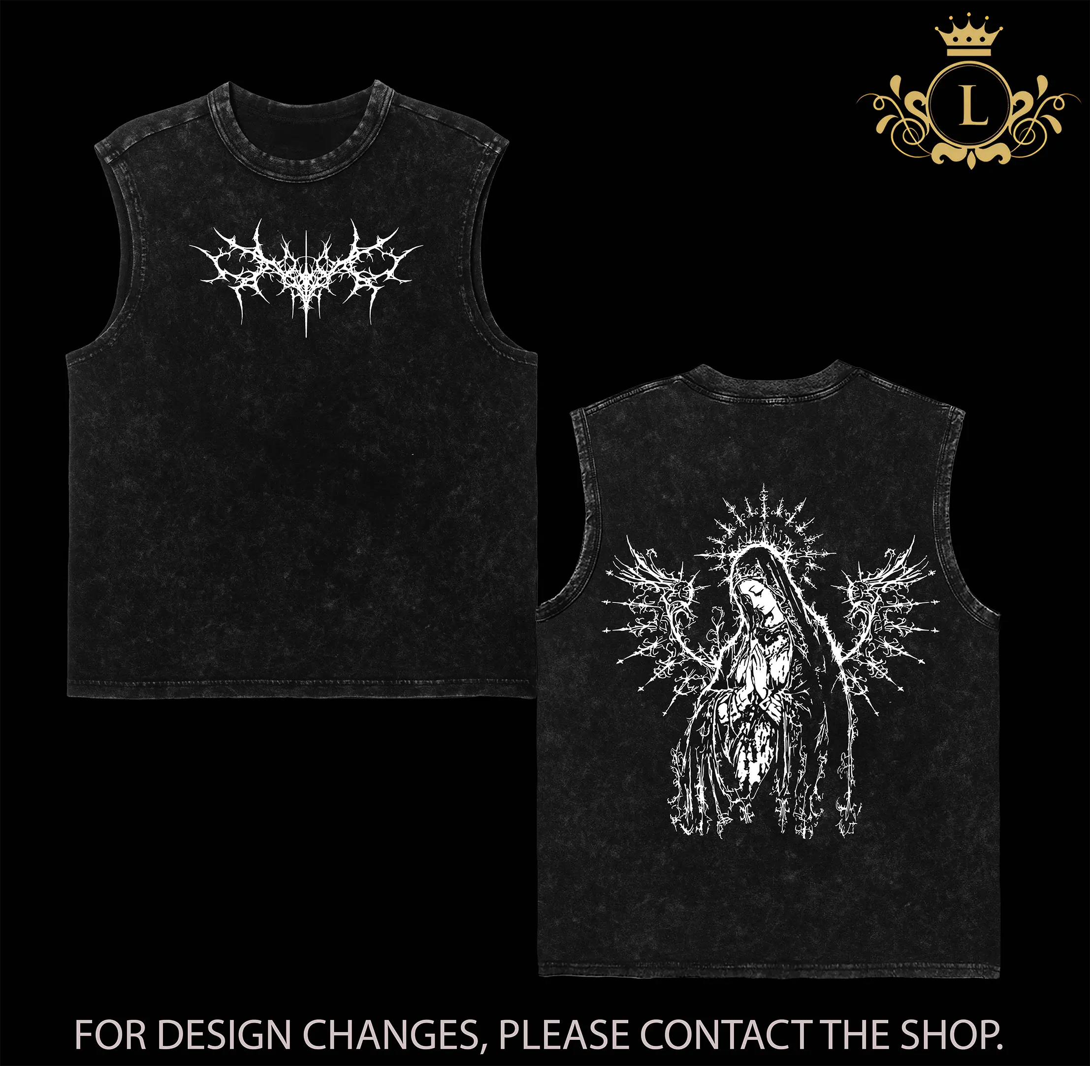 Men’s Oversized Pump Cover Gym T-Shirt, Pray Angel Gothic Graphic Tee, Vintage Washed Workout Shirt, Pump Cover Tank Top, Muscle Tank, Sleeveless Gym Shirt, Dark Aesthetic Gym Streetwear