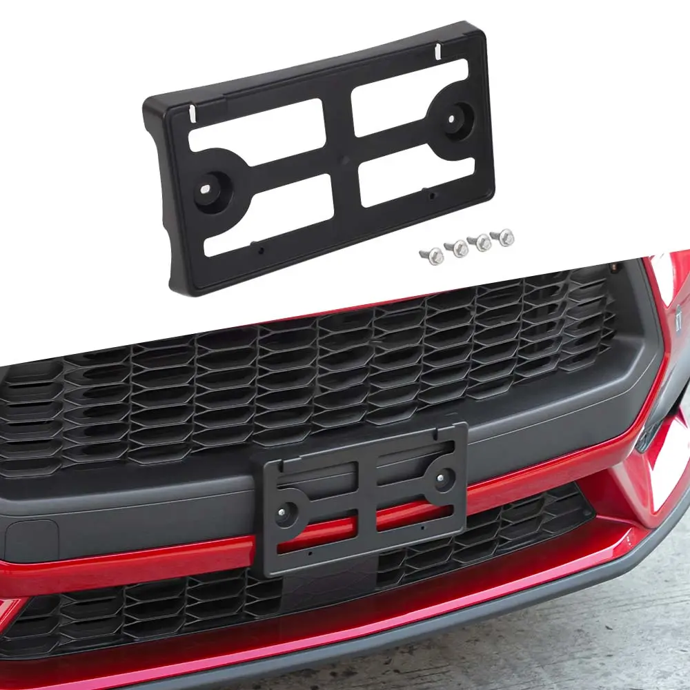 High-Quality ABS Front License Plate Bracket Mount - License Plate Frame for 2024+ Ford Mustang, Car Accessories, Automotive Replacement Body & Frame Parts
