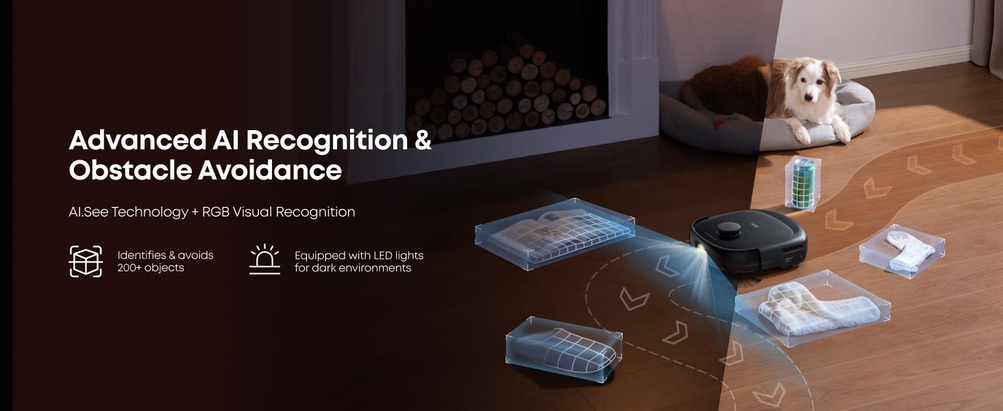 eufy E25 Omni Robot Vacuum and Mop Combo,HydroJet System, 20,000Pa Turbo Suction, Zero-Tangle Design, Edge-to-Corner Deep Cleaning, Obstacle Avoidance, Auto-Empty & Self-Cleaning All-in-One Station