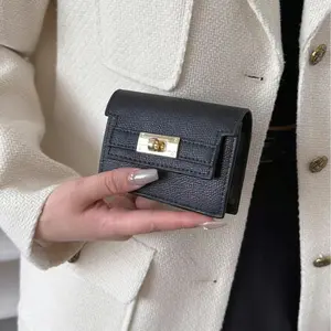 Women's Minimalist Solid Card Wallet – Slim & Lightweight Card Holder for Daily Use