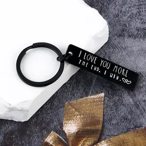 I Love You Keychain for Couples Husband Wife Funny Keyring Gifts for Her Him Valentine's Day Birthday Christmas