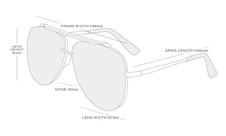 Luna - Tangle Free - Pride Aviator Sunglasses