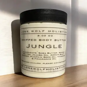 Lone Wolf Holistics Jungle Body Butter - 100% Natural Ingredients for Silky Smooth & Hydrated Skin