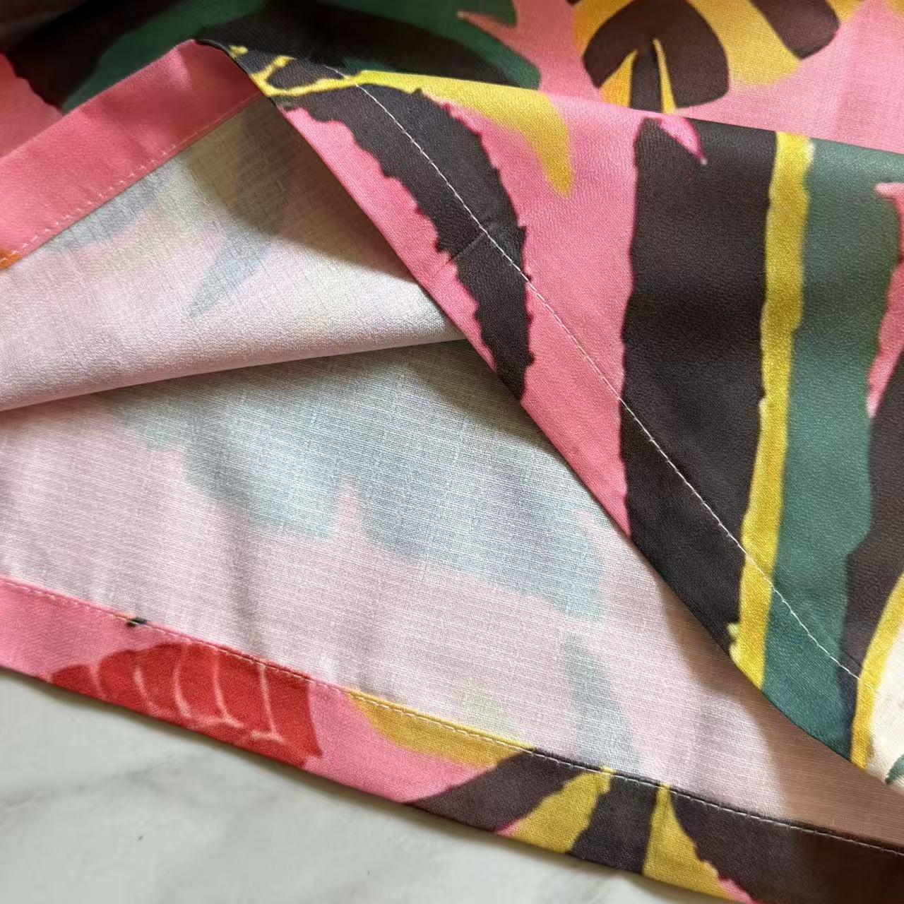 Jungle Leopard Print Pants, Elastic Waistband, Comfortable Holiday Wear.