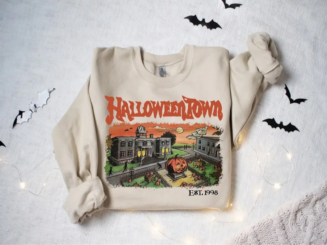Halloweentown 1998 Sweatshirt, Halloweentown University, Retro Halloweentown Sweatshirt, Fall Sweatshirt, Halloween Sweatshirt Check