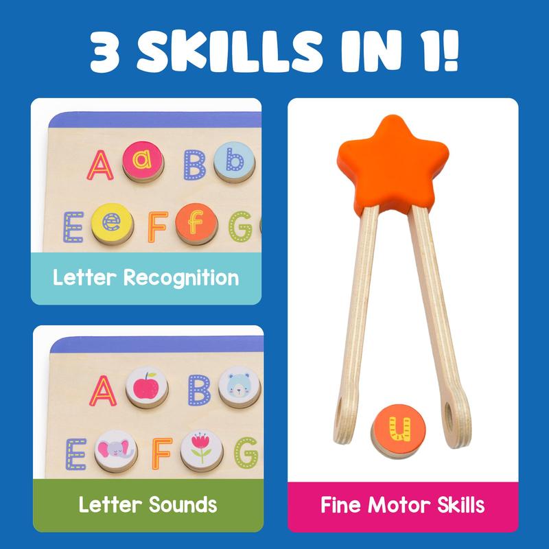 Educational Insights Count & Match Wooden Set - Preschool Learning Toys
