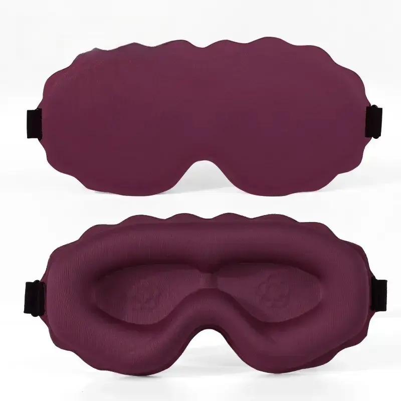 3D Contoured Sleep Mask for Men and Women, Ultra-Soft Polyester with a Lash-Safe Shape for 100% Blackout, 1 Size Fits All Sleep Aid, Sleep Aid Products,back to school,back to school haul
