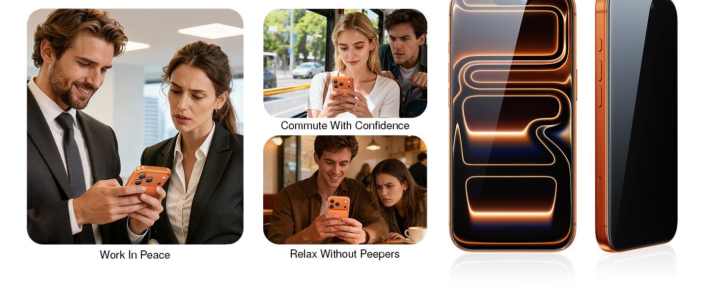 【SmartPull Box】2 Pack SmartDevil Screen Protector Upgrade for iPhone 17promax/17pro/16promax/15/14/13series Tempered Glass, bubble-free Military-Grade Shatterproof Protection, 9H Hardness, Fast&Easy Installation, Scratch Resistant, Anti-Spy Privacy Film 【SmartPull Box】2 Pack SmartDevil Screen Protector Upgrade for iPhone 17promax/17pro/16promax/15/14/13series Tempered Glass, bubble-free Military-Grade Shatterproof Protection, 9H Hardness, Fast&Easy Installation, Scratch Resistant, Anti-Spy Privacy Film