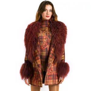 The Joni Monarch Afghan Coat