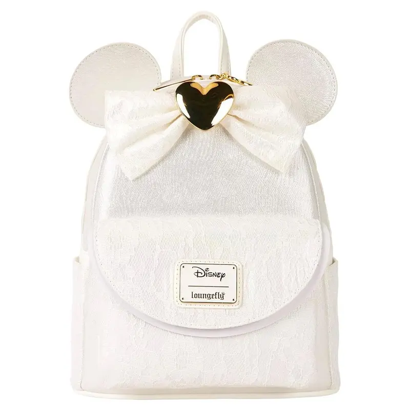 Loungefly Kids White Holiday Disney Character Mini Backpack Disney Loungefly Mini Backpack - Disney100 Anniversary  main image 4