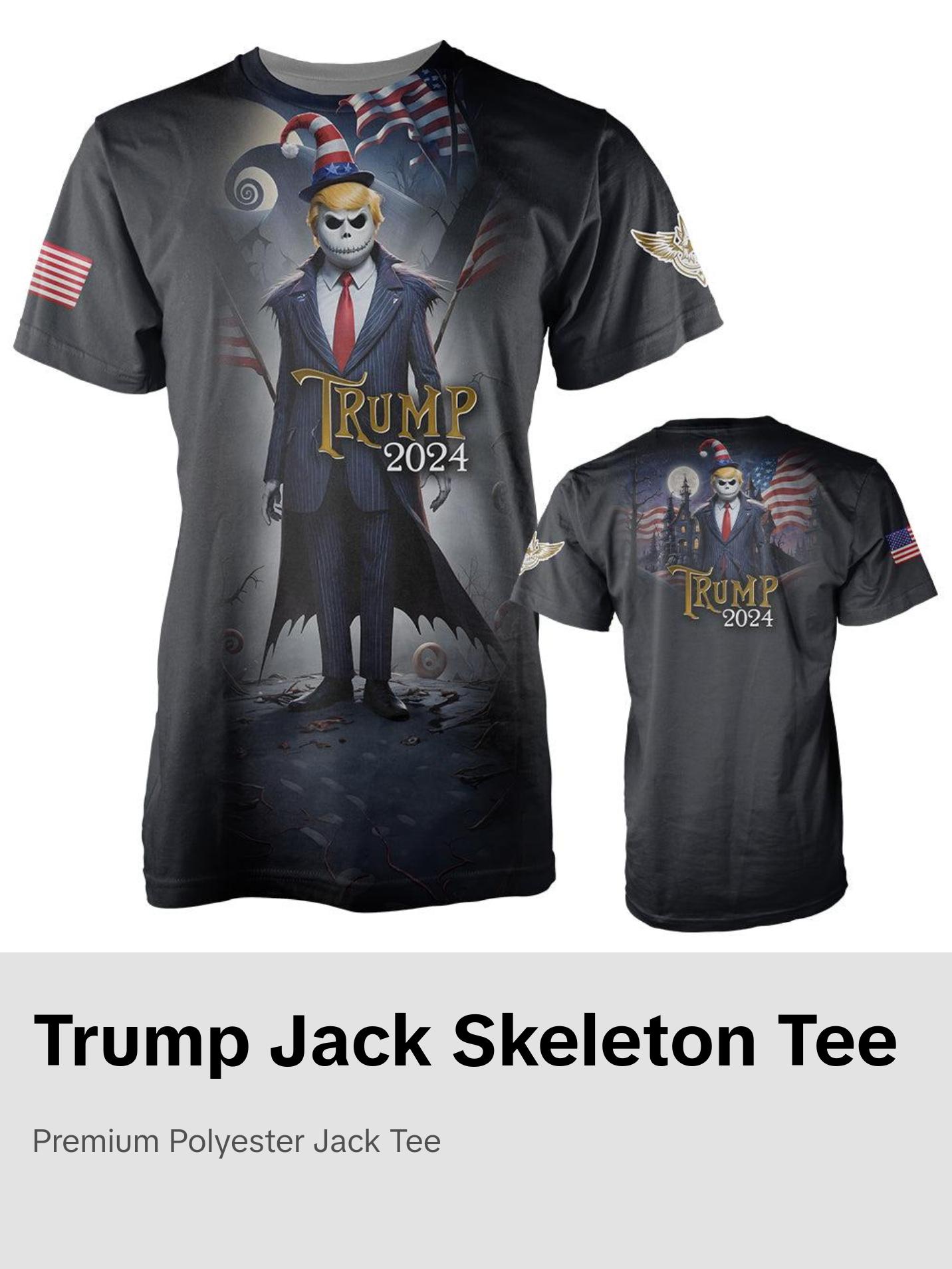 Trump Jack Skeleton Shirt