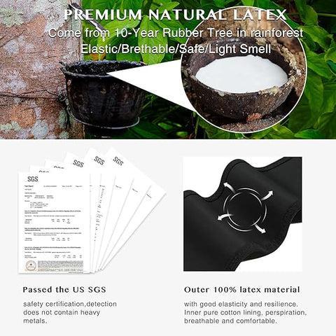 FeelinGirl Plus Size Waist Trainer Vest With 3 Rows of Eye and Hook Compression Cotton Shapewear Womenswear  Comfort Straps matt  waist Spandex Day Waist Trainer Springtok SpringStatements