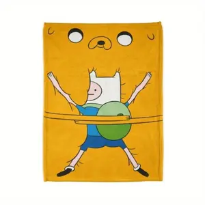 Adventure Time Blanket | Adventure Time Decorations Soft Blankets, Perfect for Home Bedroom Bed Sofa Picnic Travel and Office Use Ideal for Holiday Gifts.