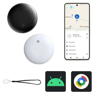 Upgraded GPS Finder For Dual-system version Compatible Android Google /iPhone “Apple Find My”GPS Tracker Device, IP66 Waterproof, Global GPS Item finder Locator for iPad iPhone Android Smartphone Car/Keys/Wallet/Luggage/Children IOS Google Locator