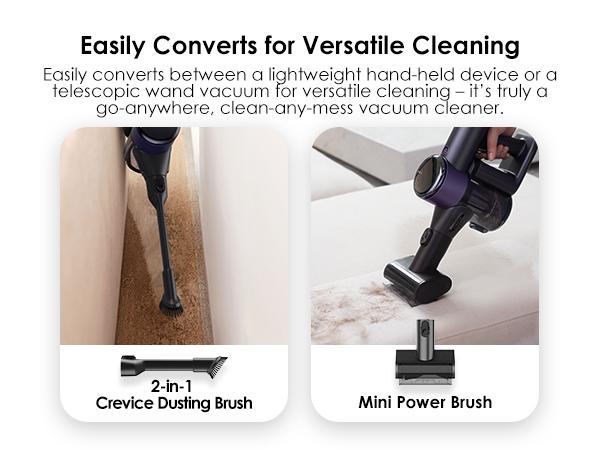 TINECO PURE ONE Station Pet Cordless Stick Vacuum Cleaner, Station with Self-Clean, ZeroTangle Brush for Pet Hair, Hard Floor, Carpet, Tile, Pet Grooming, Lightweight, Handheld Vacuum