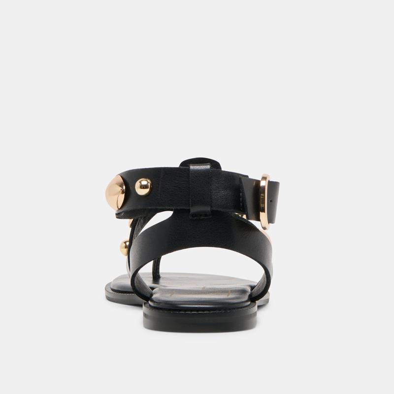 Dolce Vita JAYDE SANDALS BLACK LEATHER