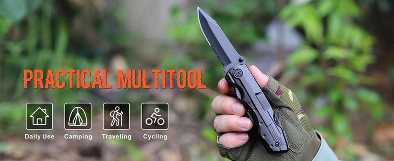 AWEE Men's Gift, Gifts for Men Him Dad, Pocket Multitool tool, Christmas Stocking Stuffers for Men, Anniversary Birthday Gifts for Husband, Boyfriend, Guy, Groomsmen, Fathers Day, Gadget for Hiking, Camping, Outdoor
