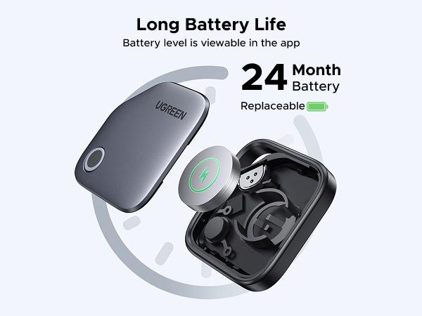 UGREEN Finder Tag Compatible with Apple Offcial Chip (for iOS Only or Samsung Only), Anti-lost for Car Key Wallet Luggage Passport with Alarm& Left-Behind Remind Slim Bluetooth Tracker,Gps Signal Protector Smart Tracking ,Tiktokshopstockup