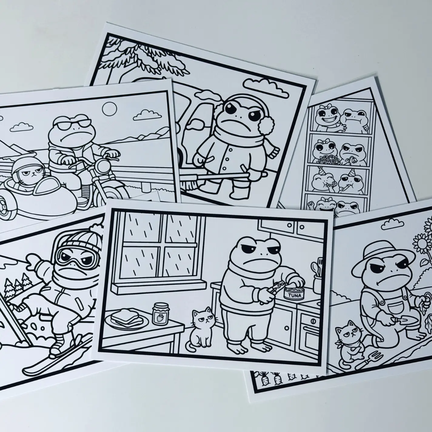 Grumpy Days Postcards - 15 7 x 5 Postcards
