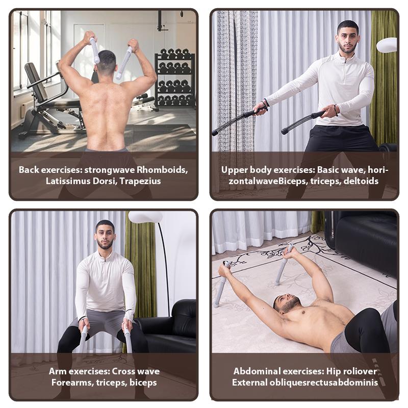 Nexpowx Cordless Battle Ropes for Home Gym - Cordless Training Rope Fitness Equipment for Men & Women, Weighted Workout Ropes for HIIT, No-Jump Full-Body Exercise, Ideal for Fitness Enthusiasts Workout Equipment Training Equipment & Festival Gift