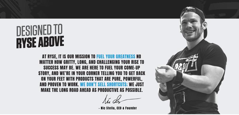 RYSE BCAA Focus Powder for Men and Women - BCAA Energy Supplement with Electrolytes, Natural Caffeine & Cognizin Supports - 30 Servings