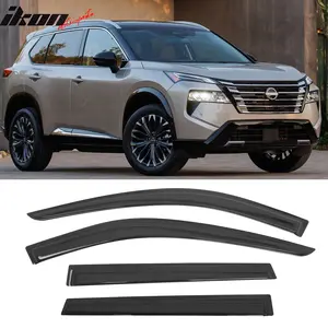 Window Visors for Nissan Rogue 2021-2026 Smoke Vent Rain Guards Acrylic