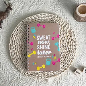 Workout Journal for Women – Portable A5 Undated Fitness & Wellness Planner, Daily Workout Planning, Habit & Goal Tracking for Busy Lifestyles, New Year Fitness Reset 2026