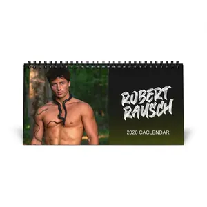 Robert Rausch 2026 Desktop Calendar, Perfect for Home Office, Home Decor, Planning Calendar