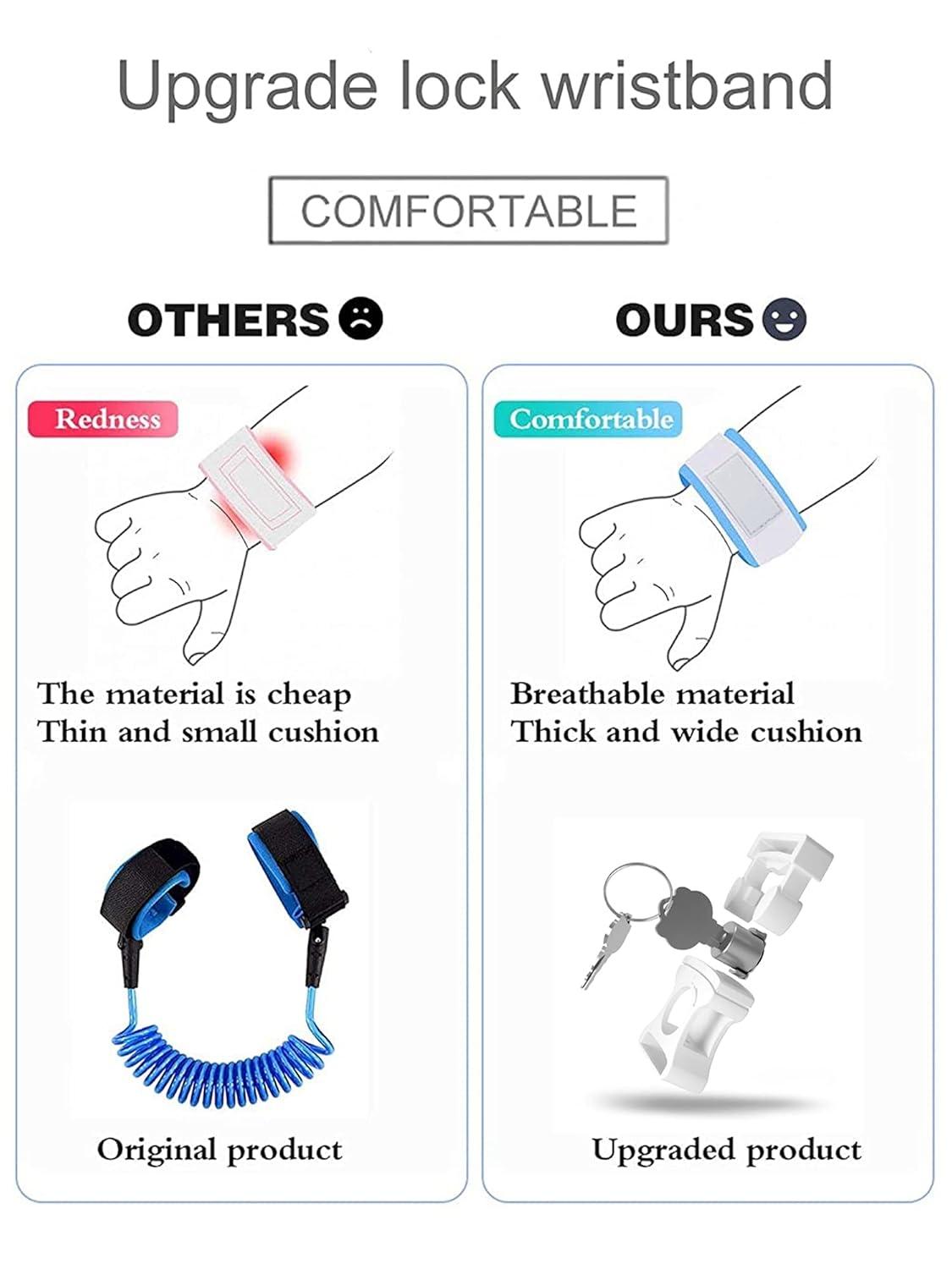 Anti-Lost Leash, Anti-Loss Wrist Strap, With Safety Belt and Key Chain, Rotating Headband Lock for Added Convenience and Safety, Outdoor Auxiliary Belt Anti-Lost Leash, Anti-Loss Wrist Strap, With Safety Belt and Key Chain, Rotating Headband Lock for Added Convenience and Safety, Outdoor Auxiliary Belt
