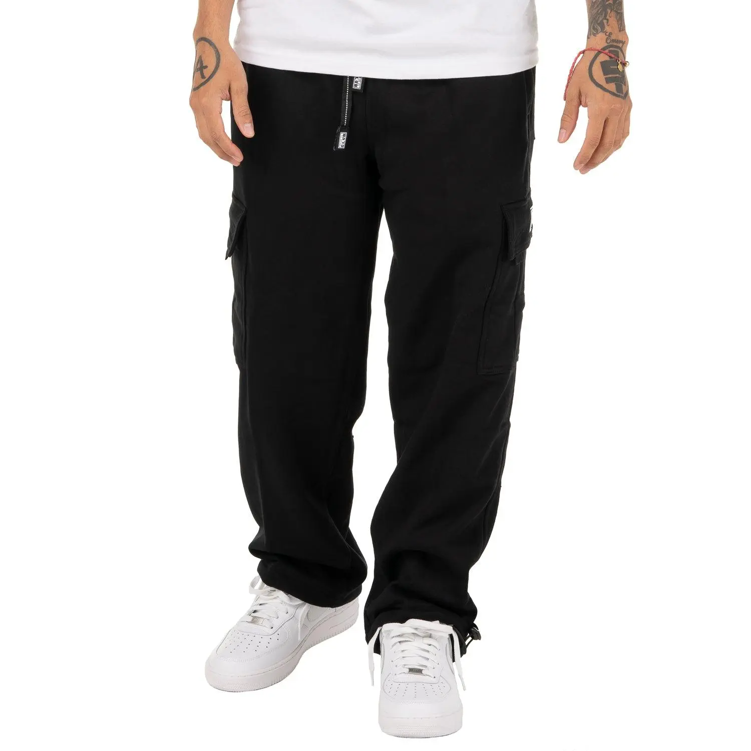 Pro Club Men's Original Heavyweight Fleece Cargo Pants - Relaxed Fit, Cotton-Polyester Fabric, Adjustable Cuffs, Multiple Pockets, Casual Cozy Menswear Bottoms