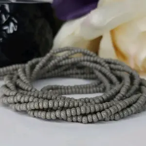 Grey Tie-on Waistbead