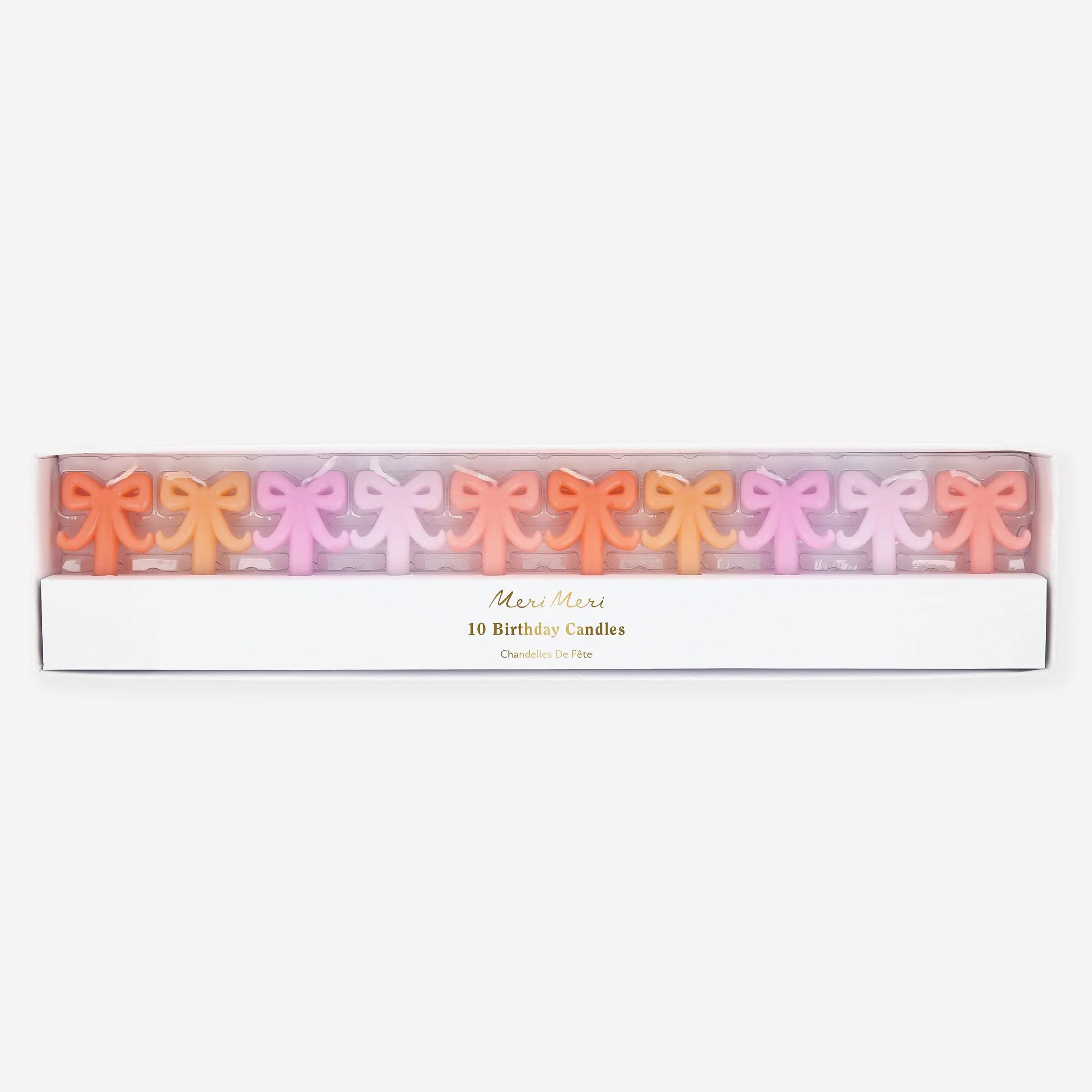 Mini Bow Candles (x 10)