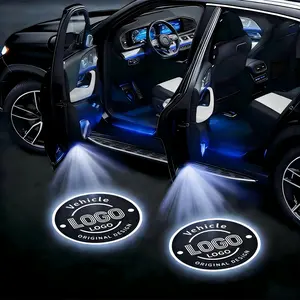 Universal Car Door Welcome Lights LED Ghost Shadow Projector with 11 Designs, Plug & Play Installation, Waterproof, Fits Most Cars Trucks SUVs, Carbon Fiber Pattern, HD Glass Lens, Wireless Logo Lights, Auto Power-Off Protection, Smart Energy-Saving outdo
