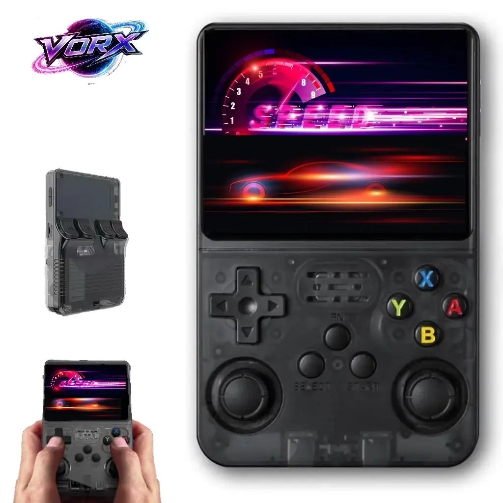 【New Store Special】R36S Retro Handheld, 64GB Retro Game Console, 3.5-inch IPS Screen Handheld, Portable Mini Retro Console; features 3.5-inch IPS screen and 3000mAh battery, convenient charging, compact design a great choice for birthday and holiday gifts