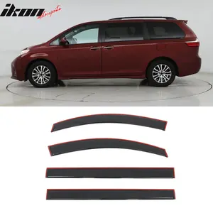 Window Visors for Toyota Sienna 2011-2020 In-Channel Rain Shade Windshield