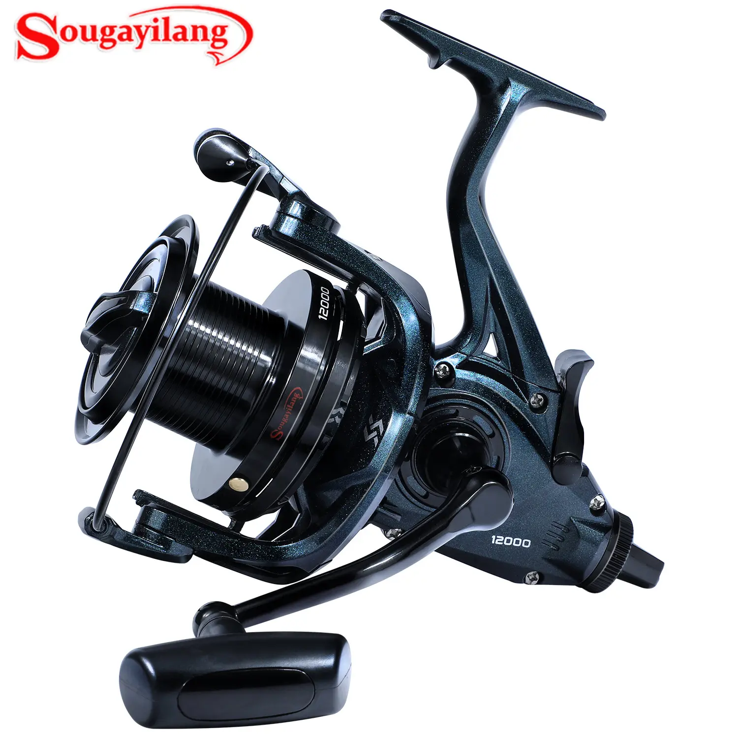 Sougayilang DYD9000-12000 Full Metal Spinning Fishing Reel 13+1BB 25KG Max Drag Power Reel for Saltwater Trolling Surf Fishing, Outdoor fishing supplies