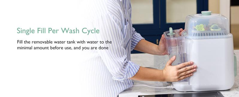 Momcozy KleanPal Pro Baby Bottle Washer - Sterilizer & Dryer Combo for Easy Cleaning - Bottle Washer Machine for All Bottles, Pump Parts & Baby Item Care - Save Time & Effort Momcozy KleanPal Pro Baby Bottle Washer - Sterilizer & Dryer Combo for Easy Cleaning - Bottle Washer Machine for All Bottles, Pump Parts & Baby Item Care - Save Time & Effort